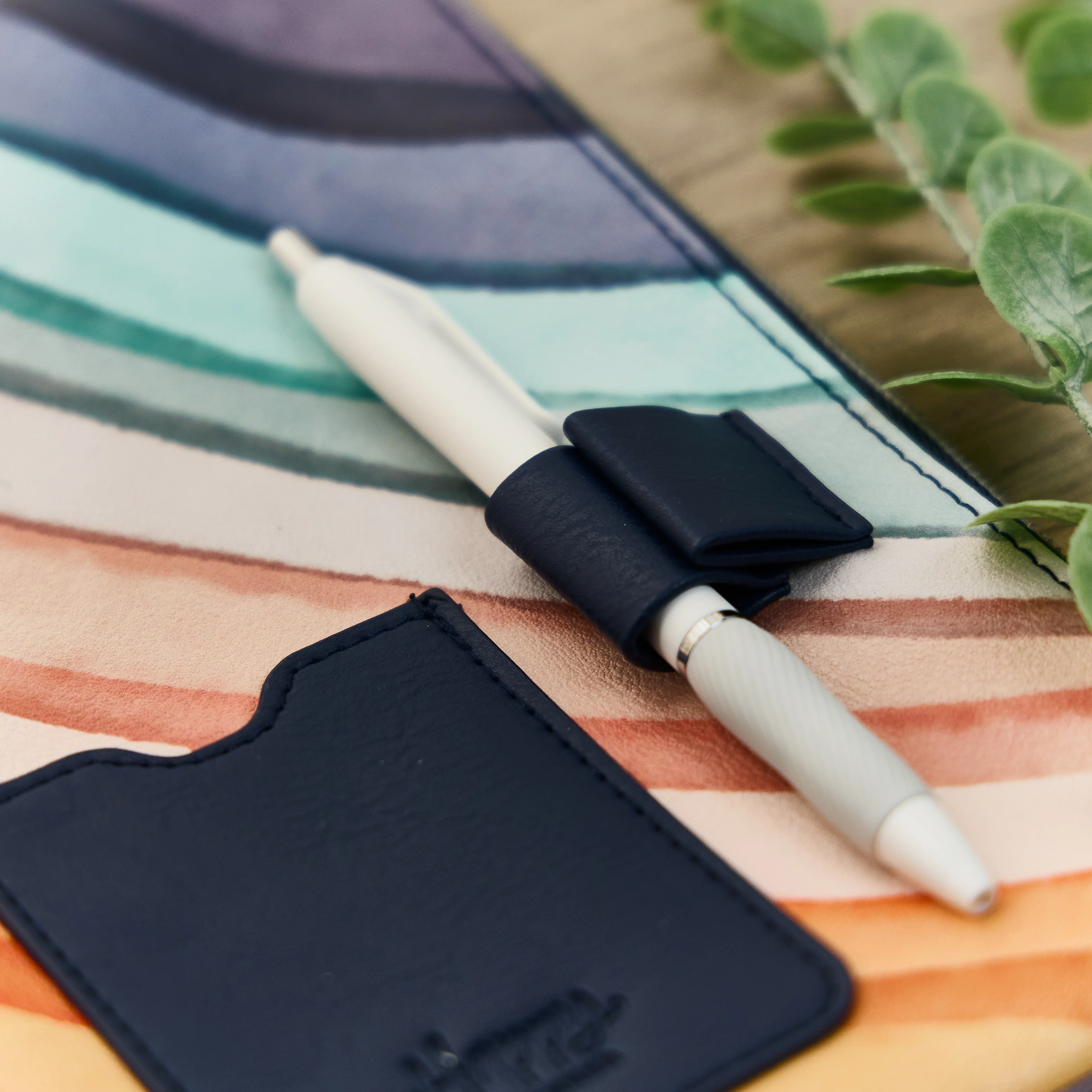Watercolor Grace Faith - Classic Zip Pouch with Pen Loop 5 Watercolor Grace Faith - Classic Zip Pouch with Pen Loop