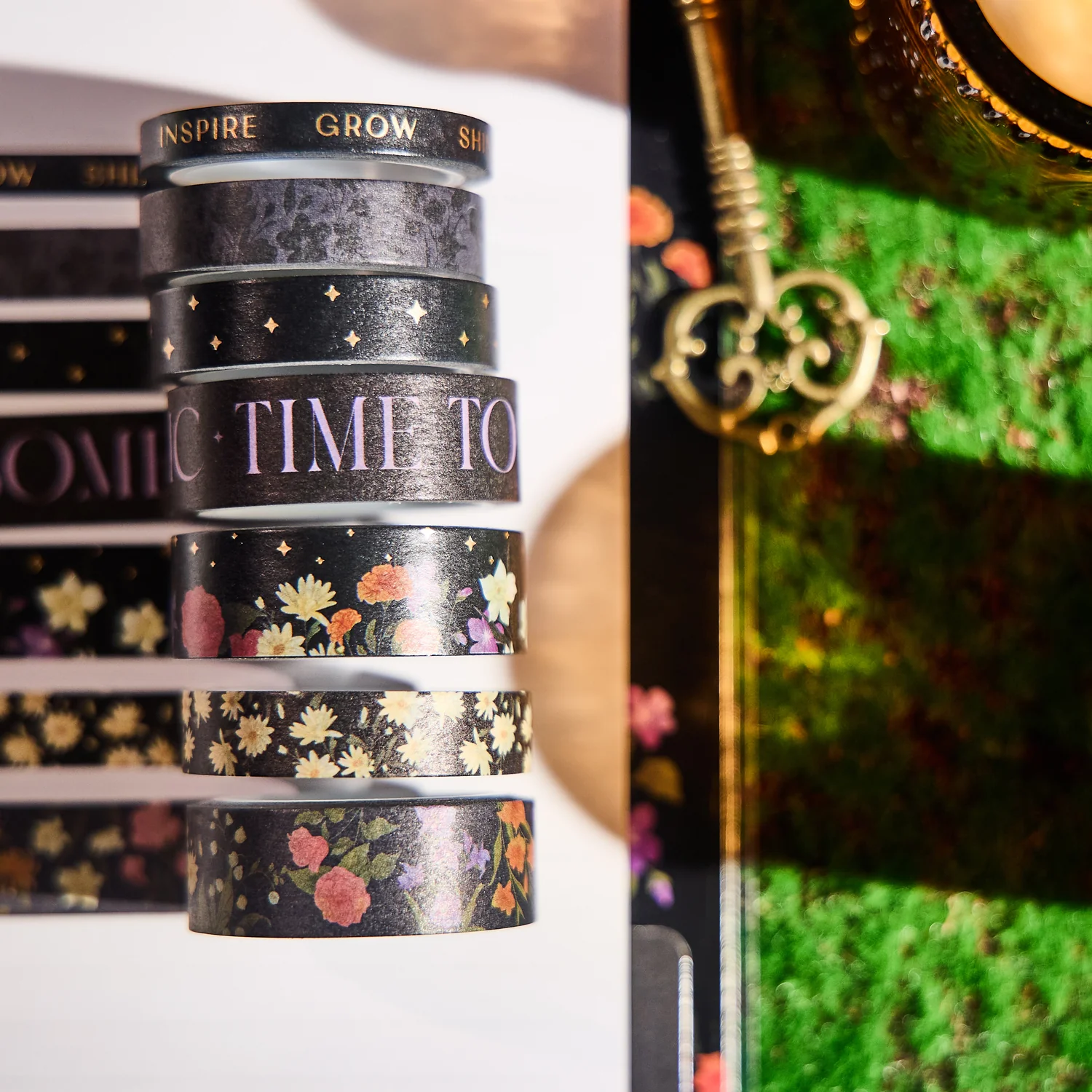 Dark Garden - Washi Tape - 7 Pack 6 Dark Garden - Washi Tape - 7 Pack