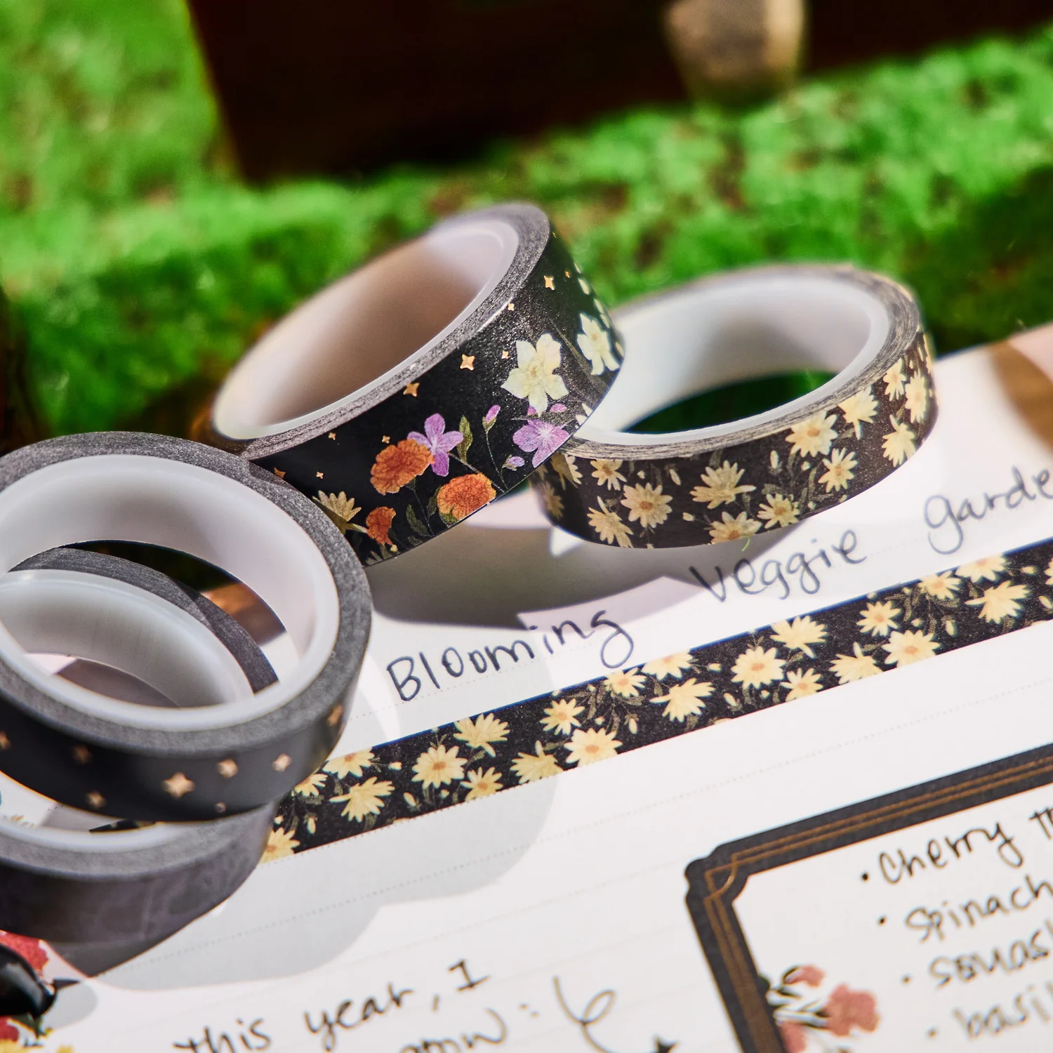 Dark Garden - Washi Tape - 7 Pack 7 Dark Garden - Washi Tape - 7 Pack