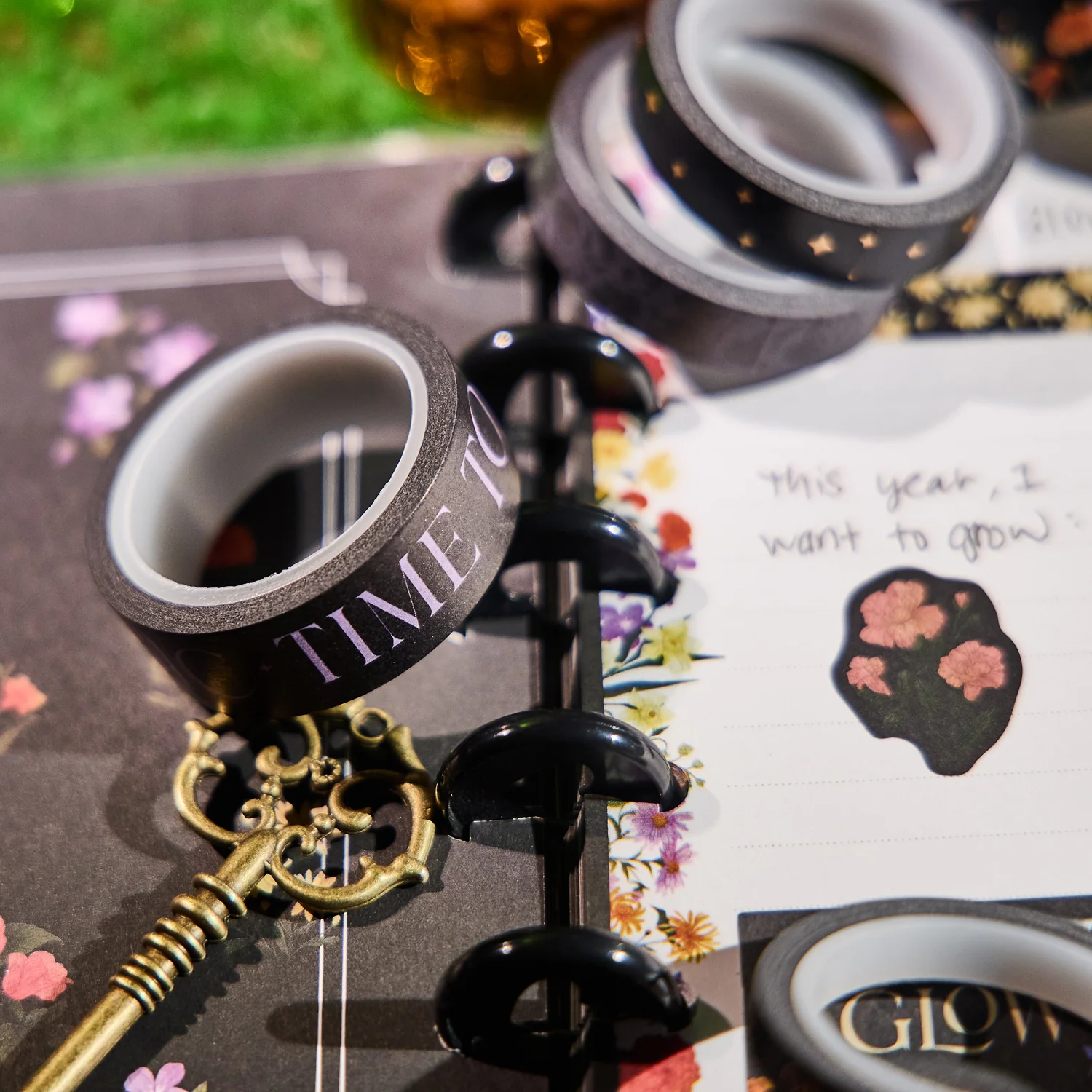 Dark Garden - Washi Tape - 7 Pack 8 Dark Garden - Washi Tape - 7 Pack