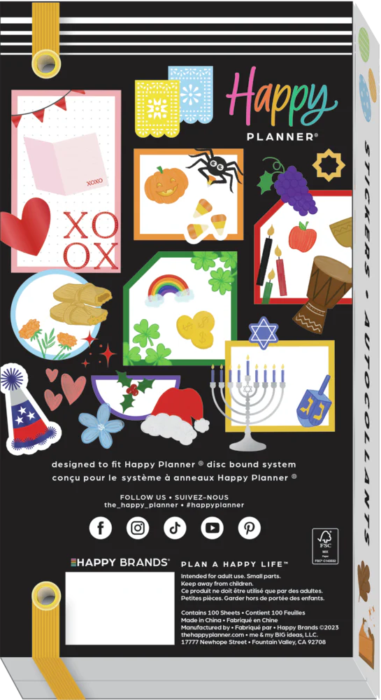Essential Holidays - Mega Value Pack Stickers - 100 Sheets 11 Essential Holidays - Mega Value Pack Stickers - 100 Sheets