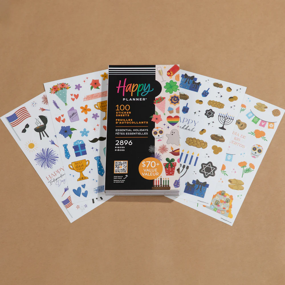 Essential Holidays - Mega Value Pack Stickers - 100 Sheets 4 Essential Holidays - Mega Value Pack Stickers - 100 Sheets