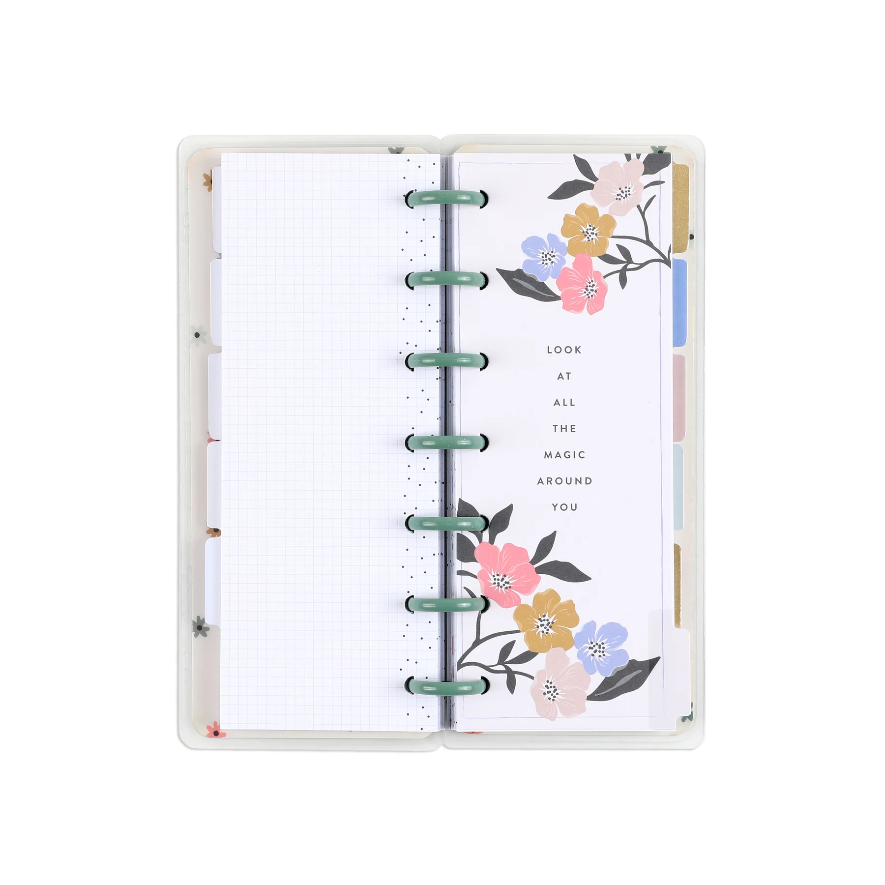 Fresh Bouquet - Skinny Mini Planner Gift Box Set 5 Fresh Bouquet - Skinny Mini Planner Gift Box Set