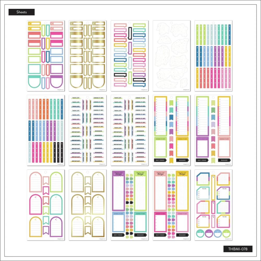 Happy Planner Starter Bundle - Classic Planner Gift Box Set 16 Happy Planner Starter Bundle - Classic Planner Gift Box Set