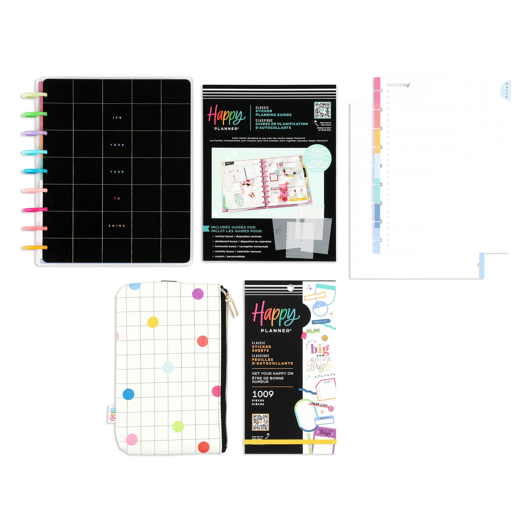 Happy Planner Starter Bundle - Classic Planner Gift Box Set 3 Happy Planner Starter Bundle - Classic Planner Gift Box Set