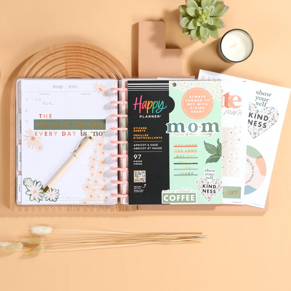 Apricot & Sage Mom - Large Value Pack Stickers 3 Apricot & Sage Mom - Large Value Pack Stickers