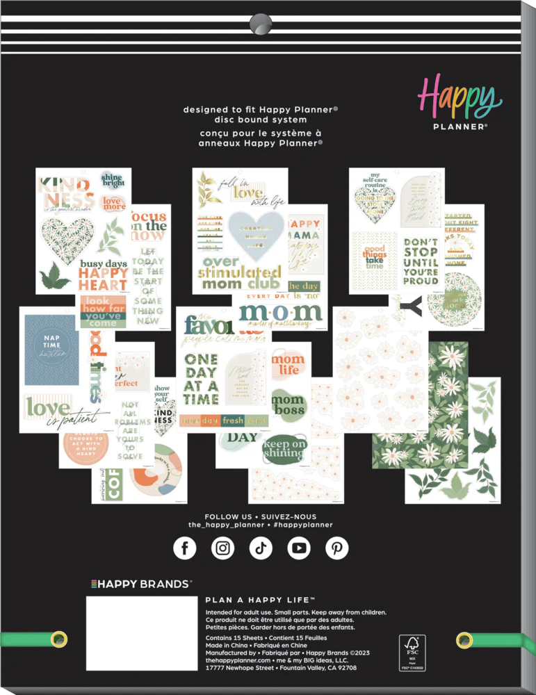 Apricot & Sage Mom - Large Value Pack Stickers 7 Apricot & Sage Mom - Large Value Pack Stickers
