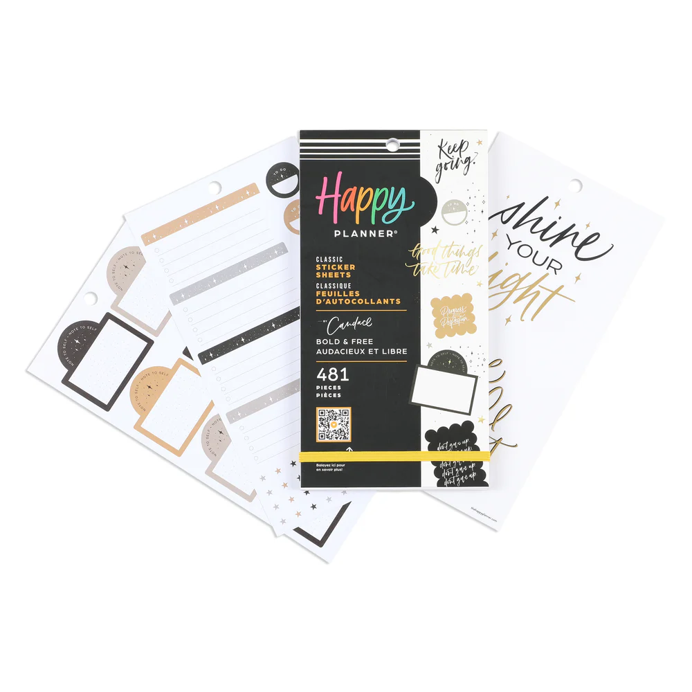 Happy Planner x By Candace Bold & Free - Value Pack Stickers
