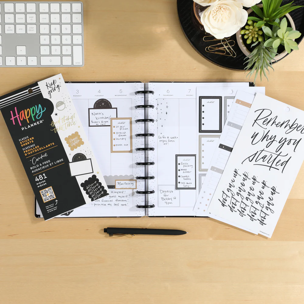 Happy Planner x By Candace Bold & Free - Value Pack Stickers