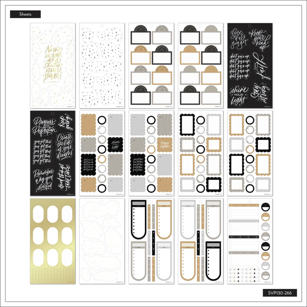Happy Planner x By Candace Bold & Free - Value Pack Stickers 6 Happy Planner x By Candace Bold & Free - Value Pack Stickers
