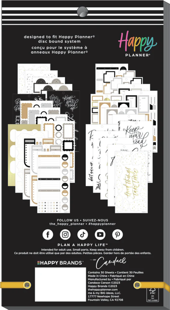 Happy Planner x By Candace Bold & Free - Value Pack Stickers 8 Happy Planner x By Candace Bold & Free - Value Pack Stickers