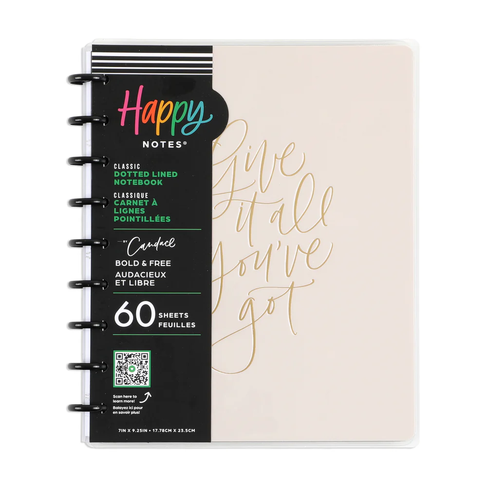 Happy Planner x By Candace Bold & Free - Dotted Lined Classic Notebook - 60 Sheets 9 Happy Planner x By Candace Bold & Free - Dotted Lined Classic Notebook - 60 Sheets