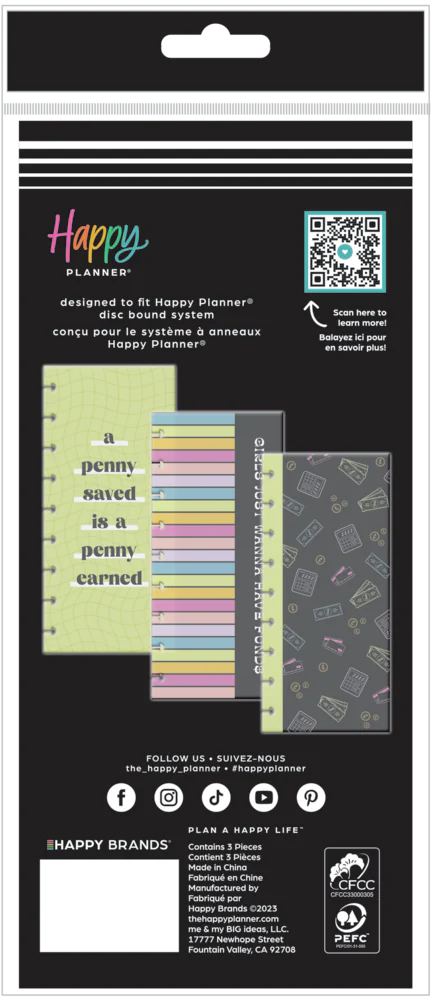 Bright Budget - Envelopes - 3 Pack 6 Bright Budget - Envelopes - 3 Pack