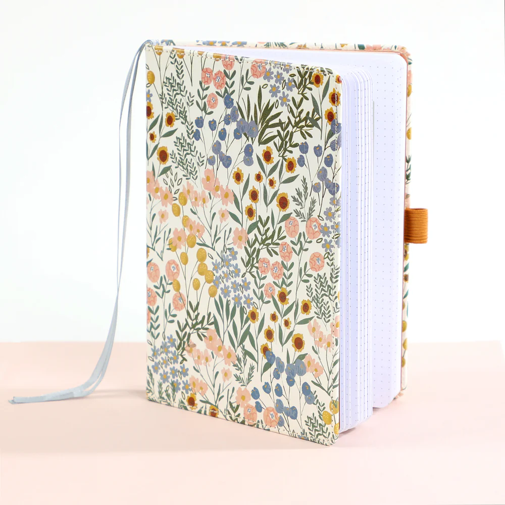 Ditsy Wildflower - Bullet Dot Grid Happy Journal® - 80 Sheets - 160gsm Paper