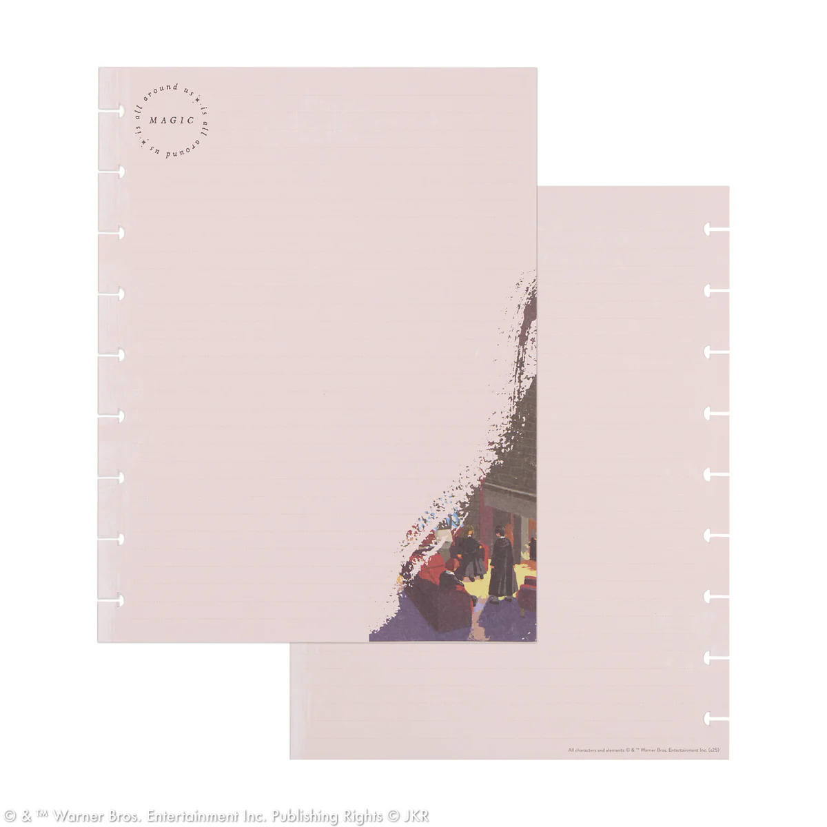 Harry Potter Enchanted Grounds - Dotted Lined Classic Filler Paper - 40 Sheets