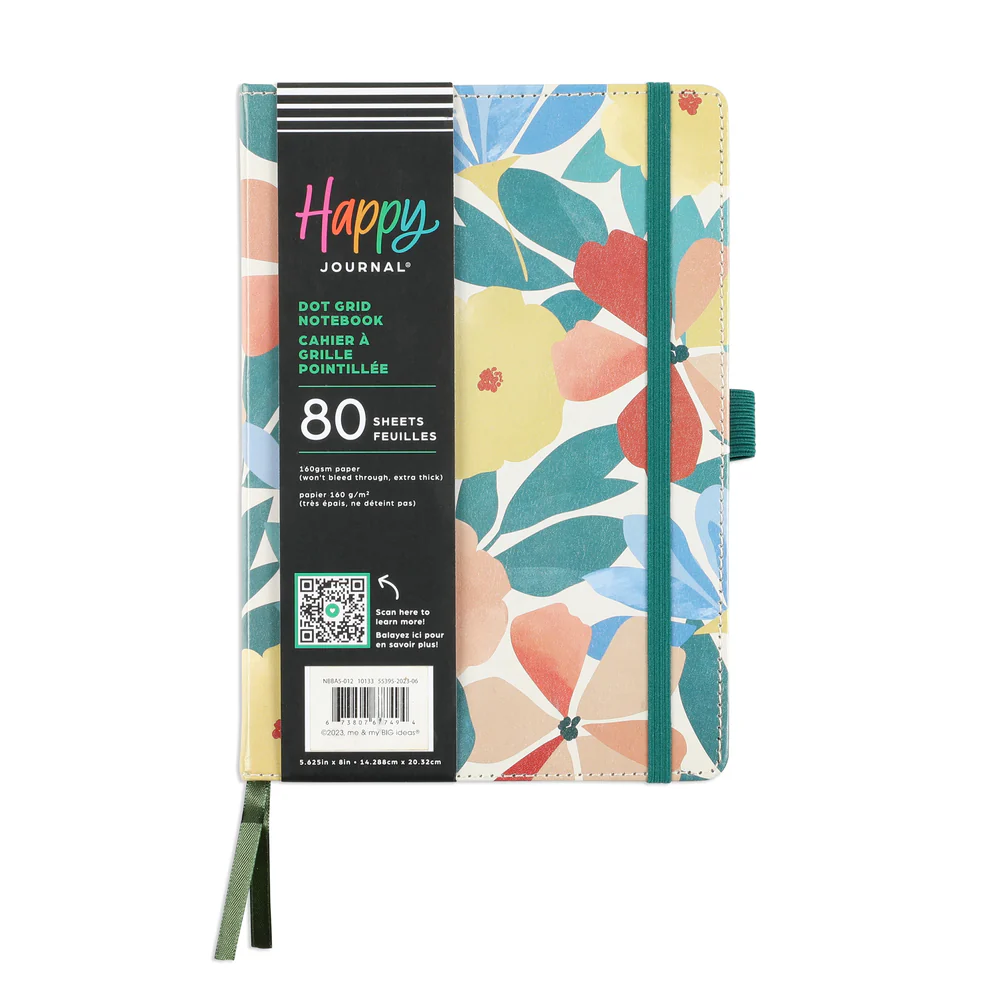 Muted Meadow - Bullet Dot Grid Happy Journal® - 80 Sheets - 160gsm Paper 10 Muted Meadow - Bullet Dot Grid Happy Journal® - 80 Sheets - 160gsm Paper