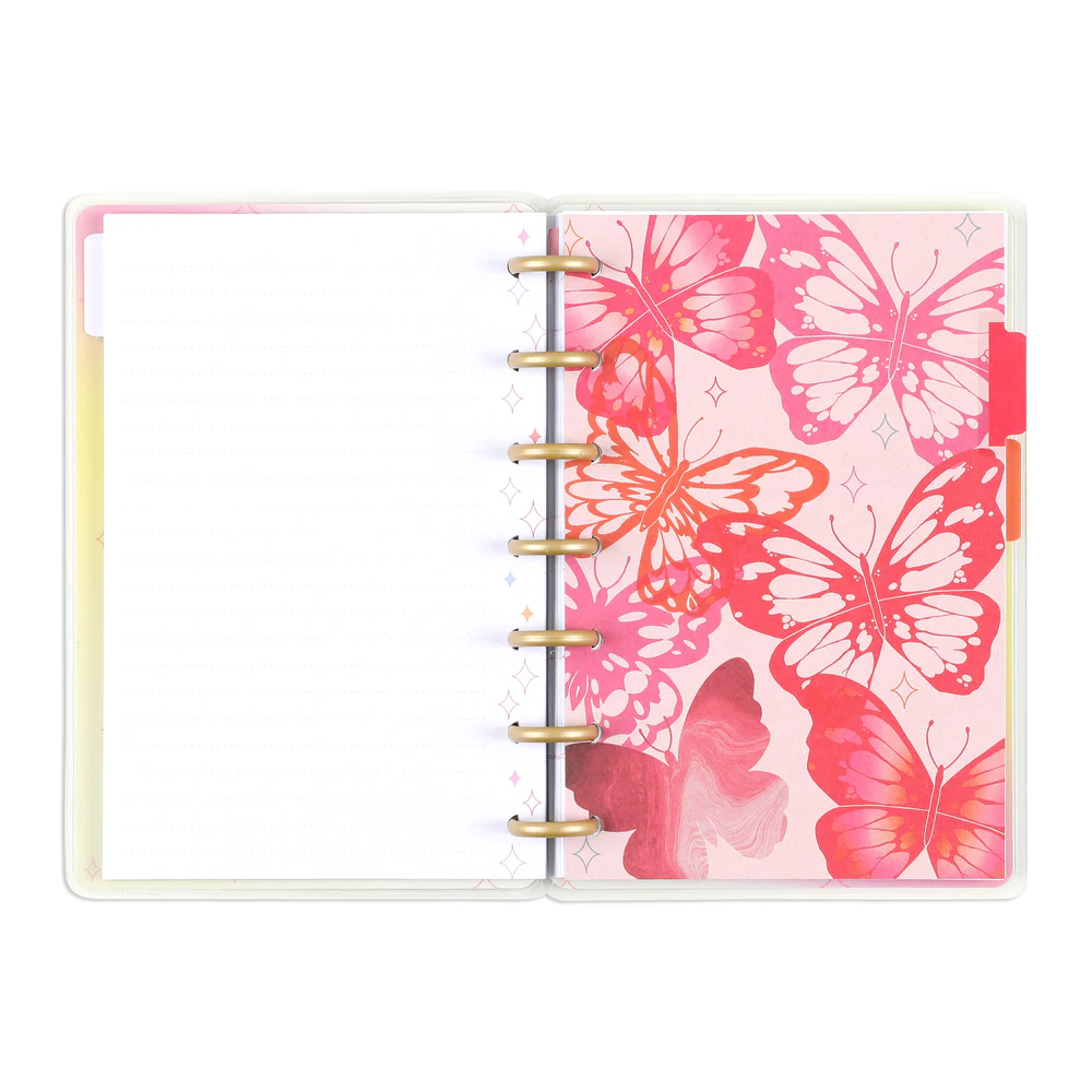 Butterfly Bliss - Dotted Lined Mini Notebook - 60 Sheets