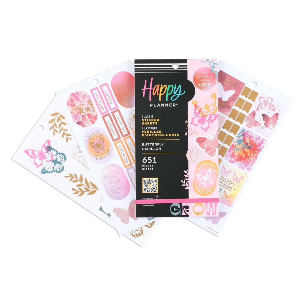 Butterfly Bliss - Value Pack Stickers