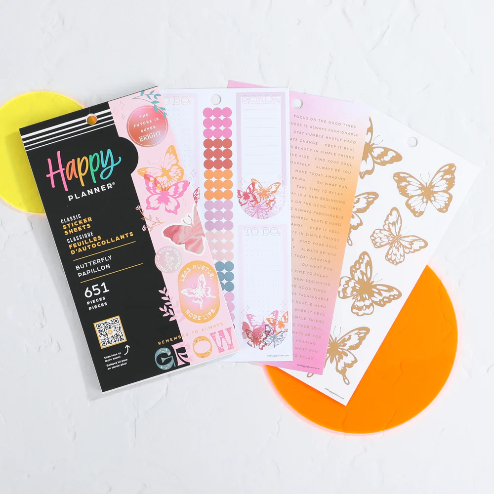 Butterfly Bliss - Value Pack Stickers 4 Butterfly Bliss - Value Pack Stickers