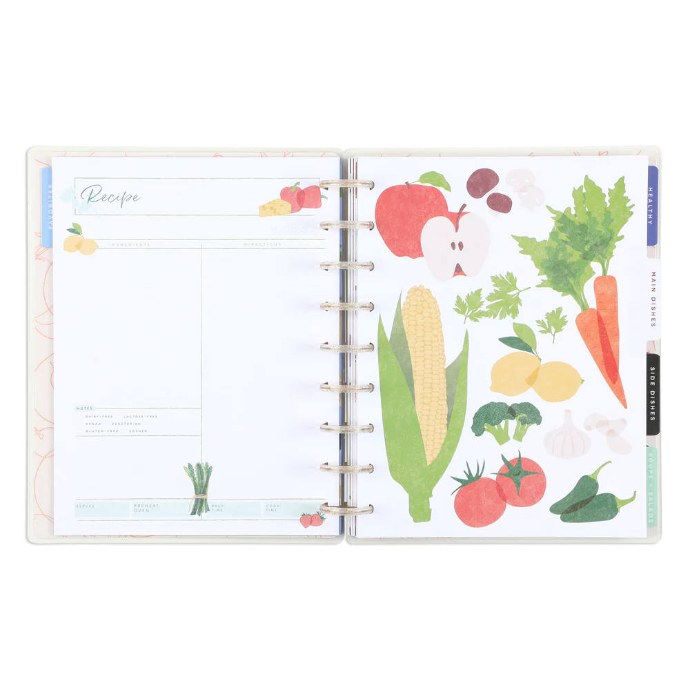 Cooking 101 - Classic Recipe Organizer - 81 Sheets 2 Cooking 101 - Classic Recipe Organizer - 81 Sheets