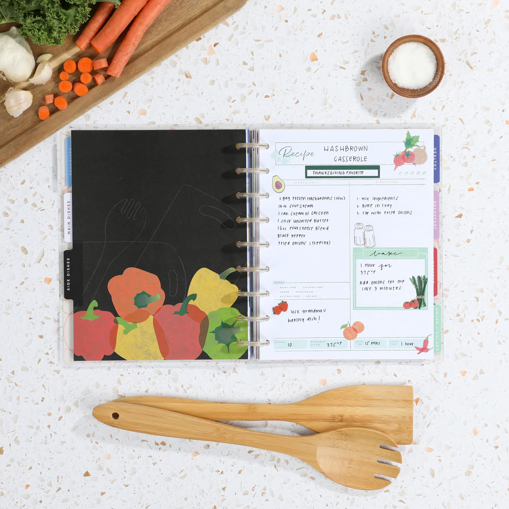 Cooking 101 - Classic Recipe Organizer - 81 Sheets 4 Cooking 101 - Classic Recipe Organizer - 81 Sheets