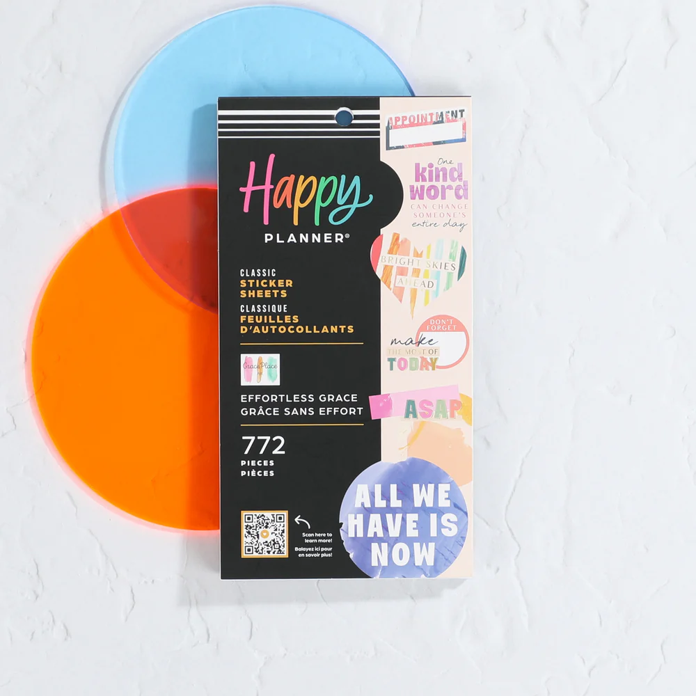 Happy Planner x GracePlace Effortless Grace - Value Pack Stickers 5 Happy Planner x GracePlace Effortless Grace - Value Pack Stickers
