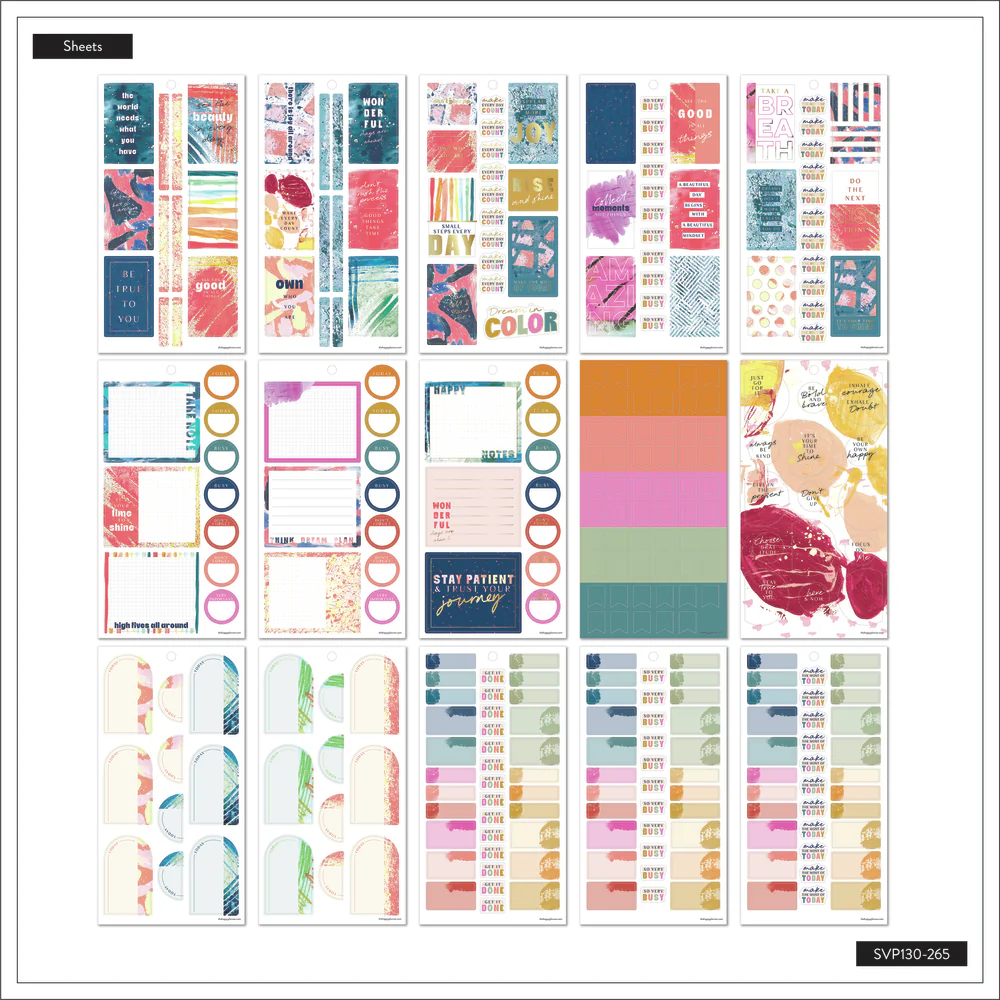 Happy Planner x GracePlace Effortless Grace - Value Pack Stickers 6 Happy Planner x GracePlace Effortless Grace - Value Pack Stickers