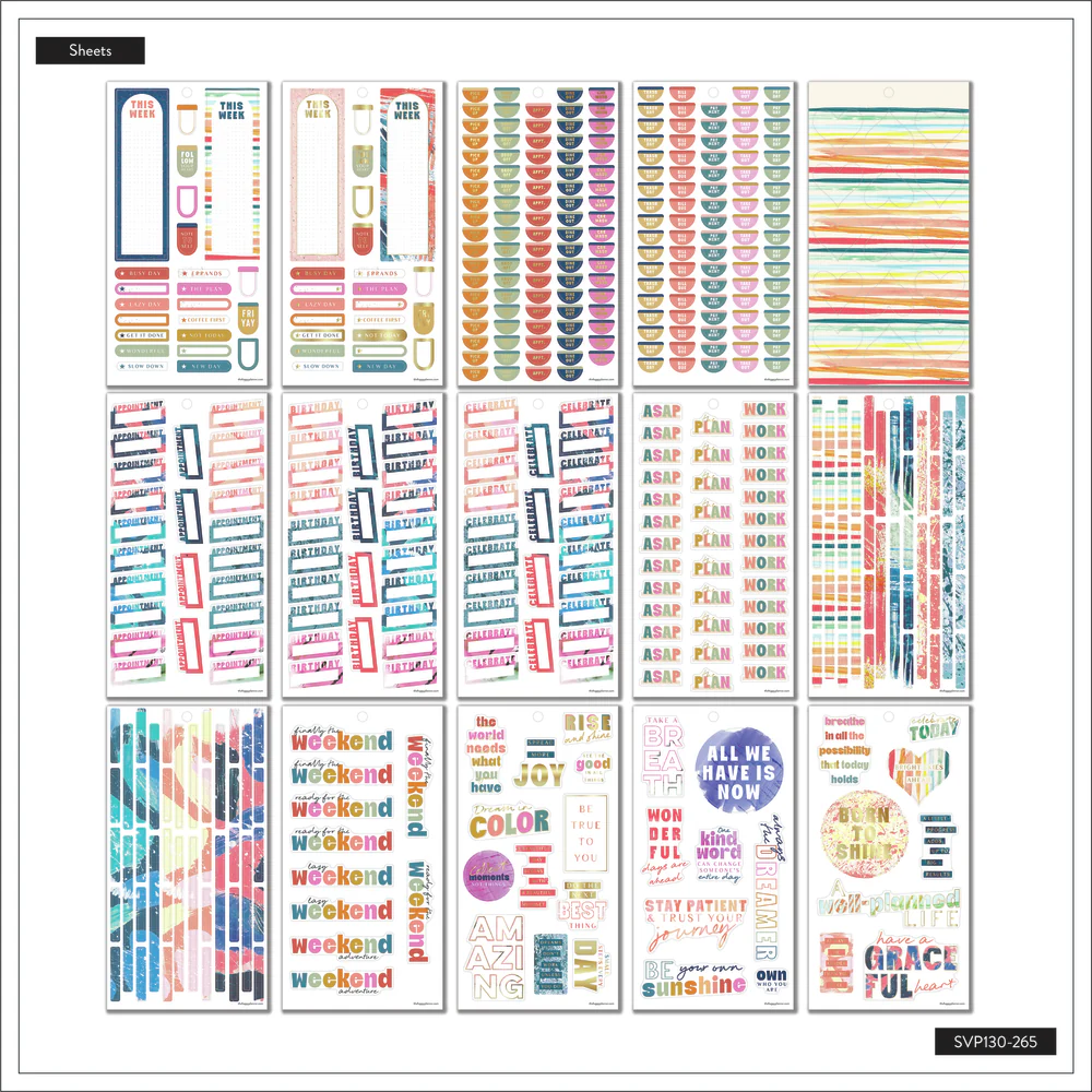 Happy Planner x GracePlace Effortless Grace - Value Pack Stickers 7 Happy Planner x GracePlace Effortless Grace - Value Pack Stickers
