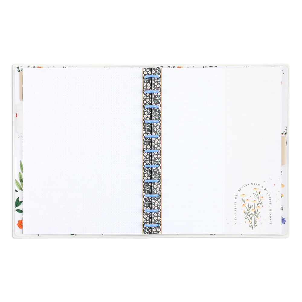 Moody Blooms - Dot Grid + Dotted Lined Checklist Big Notebook - 60 Sheets 5 Moody Blooms - Dot Grid + Dotted Lined Checklist Big Notebook - 60 Sheets