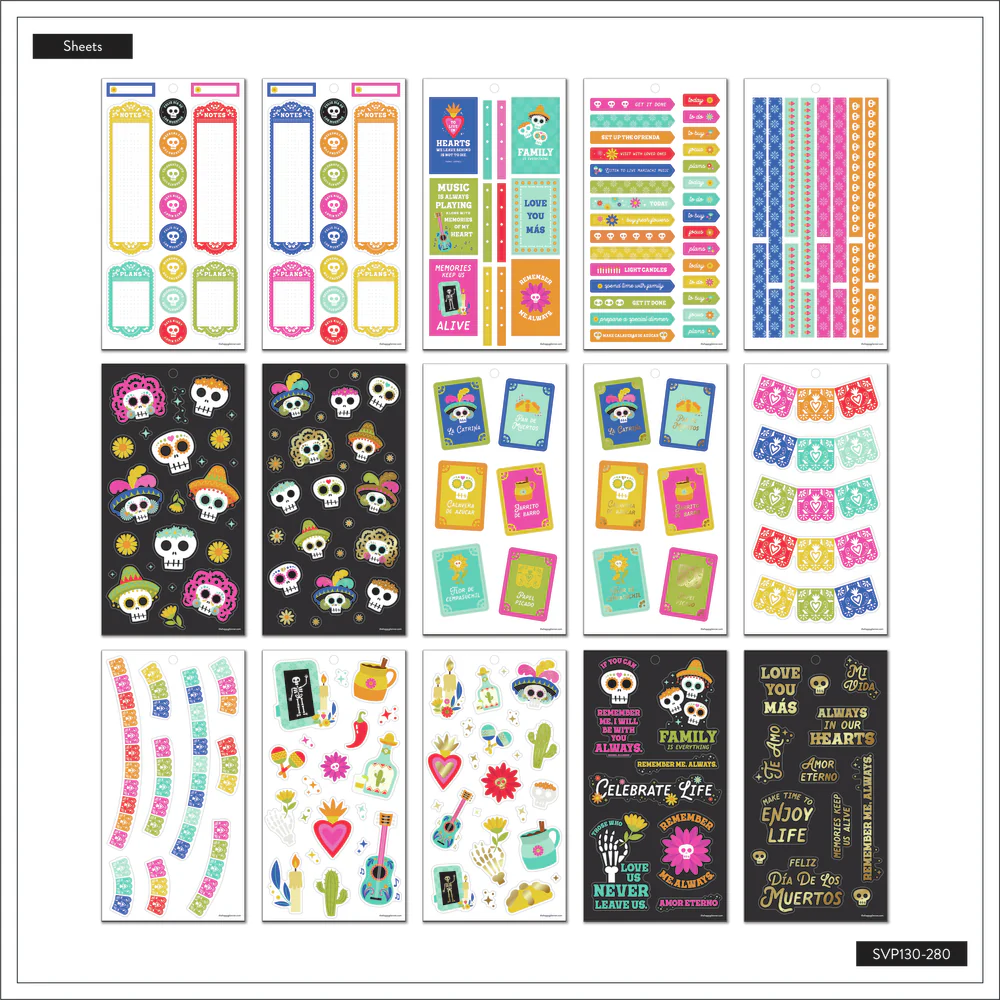 Día de los Muertos - Value Pack Stickers 6 Día de los Muertos - Value Pack Stickers