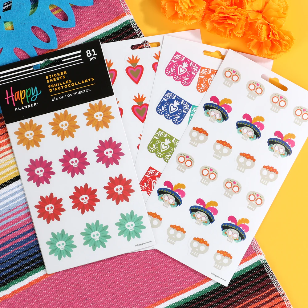Día de los Muertos - 5 Sticker Sheets