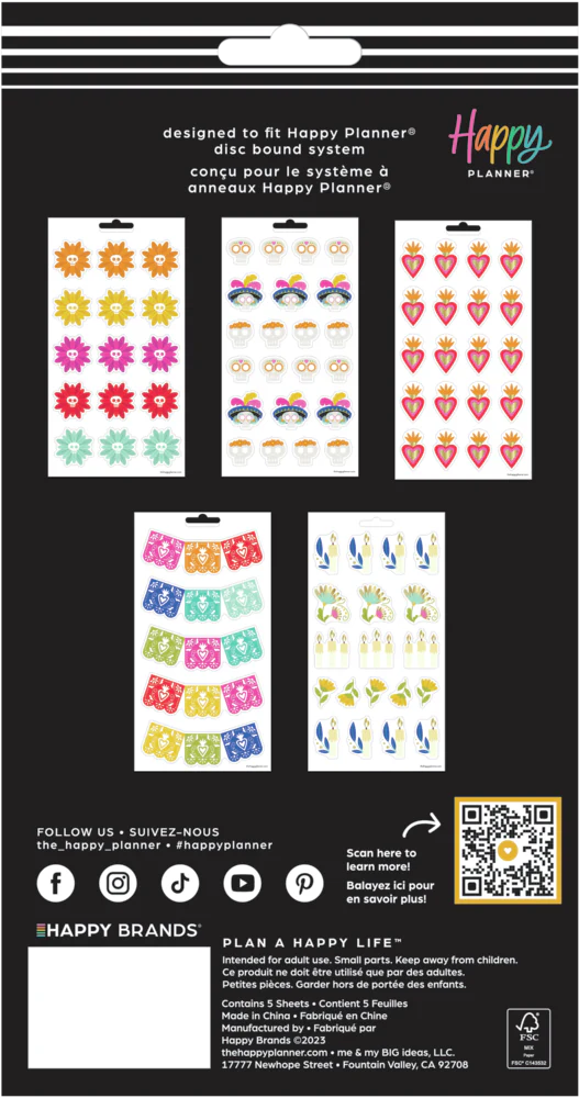 Día de los Muertos - 5 Sticker Sheets 6 Día de los Muertos - 5 Sticker Sheets