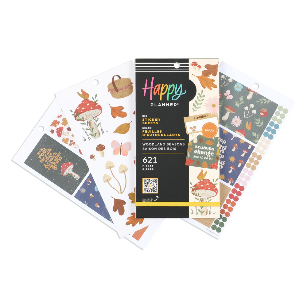 Woodland Seasons - Value Pack Stickers - Big - The Happy Planner