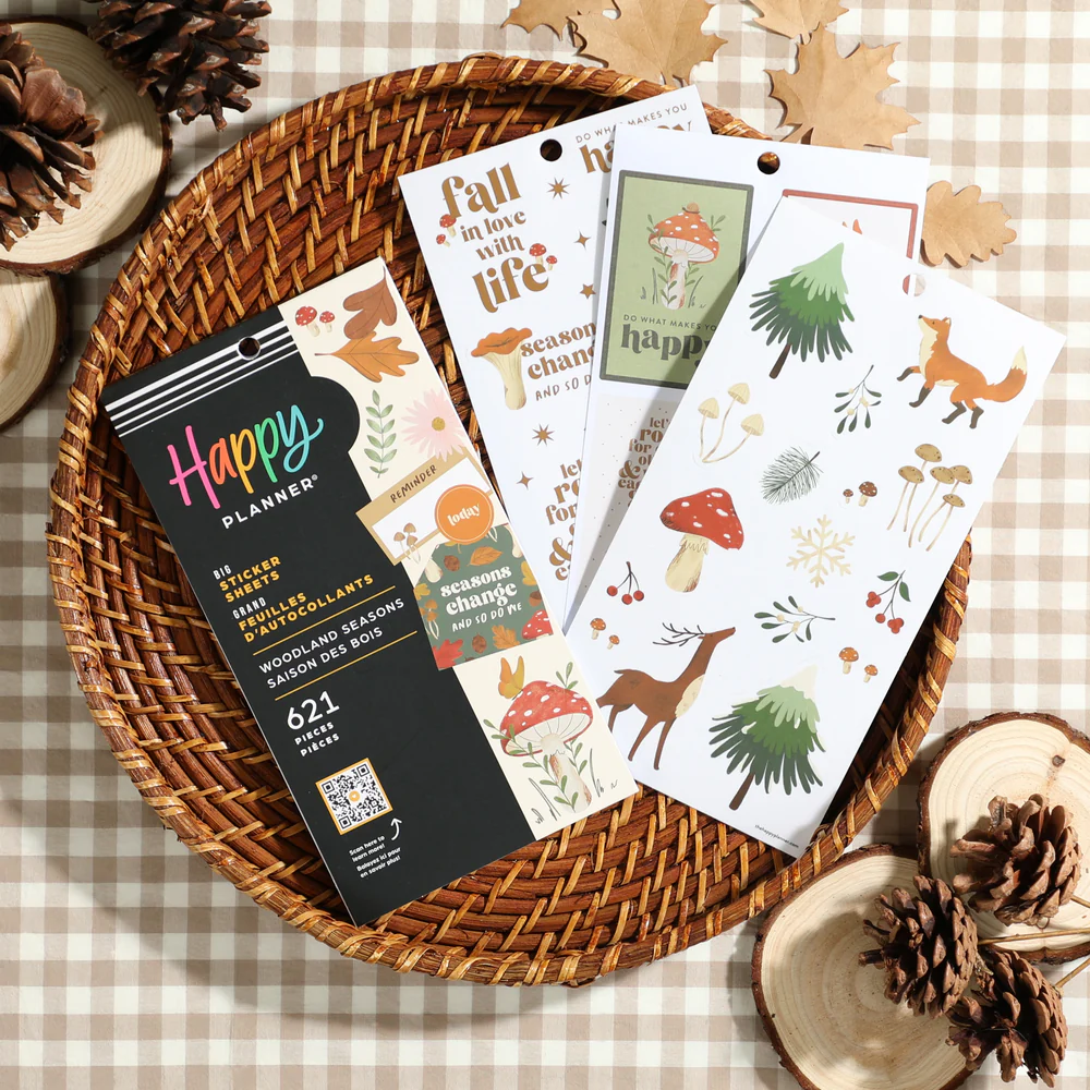 Woodland Seasons - Value Pack Stickers - Big - The Happy Planner