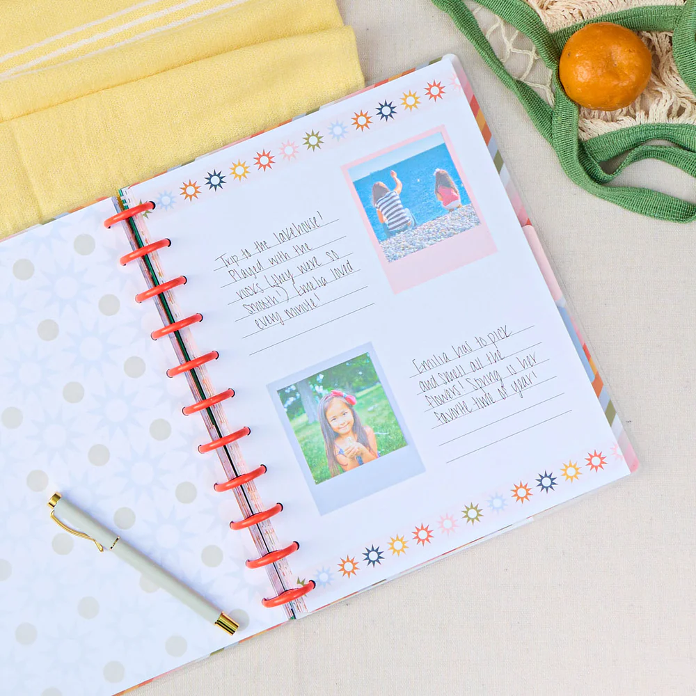 Simple Joys - Big Happy Memory Keeping Photo Journal - 80 Sheets