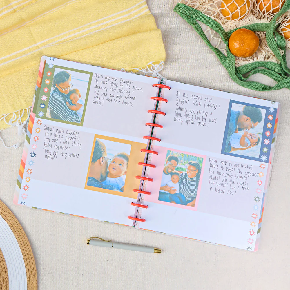 Simple Joys - Big Happy Memory Keeping Photo Journal - 80 Sheets