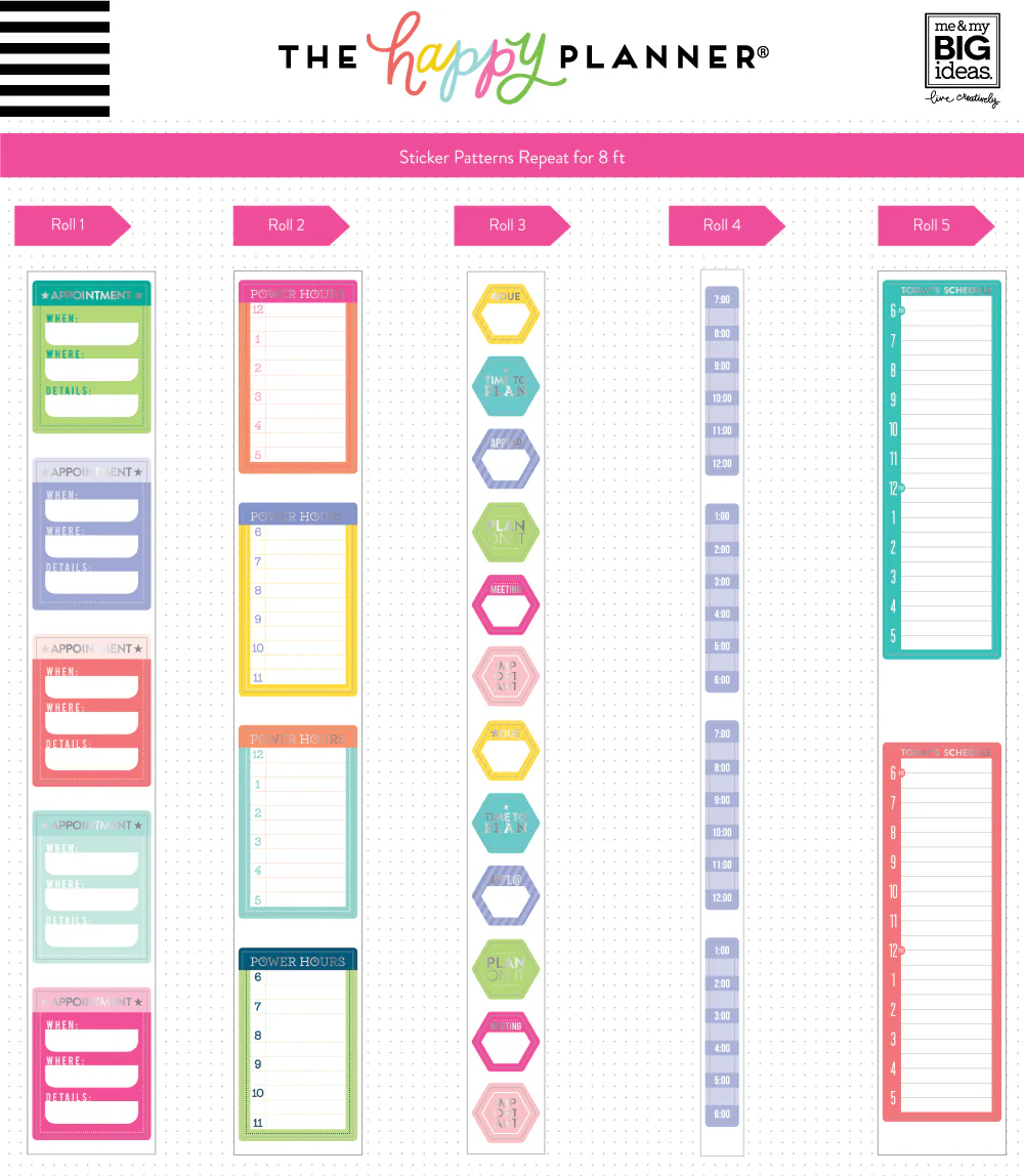 Scheduling Sticker Roll