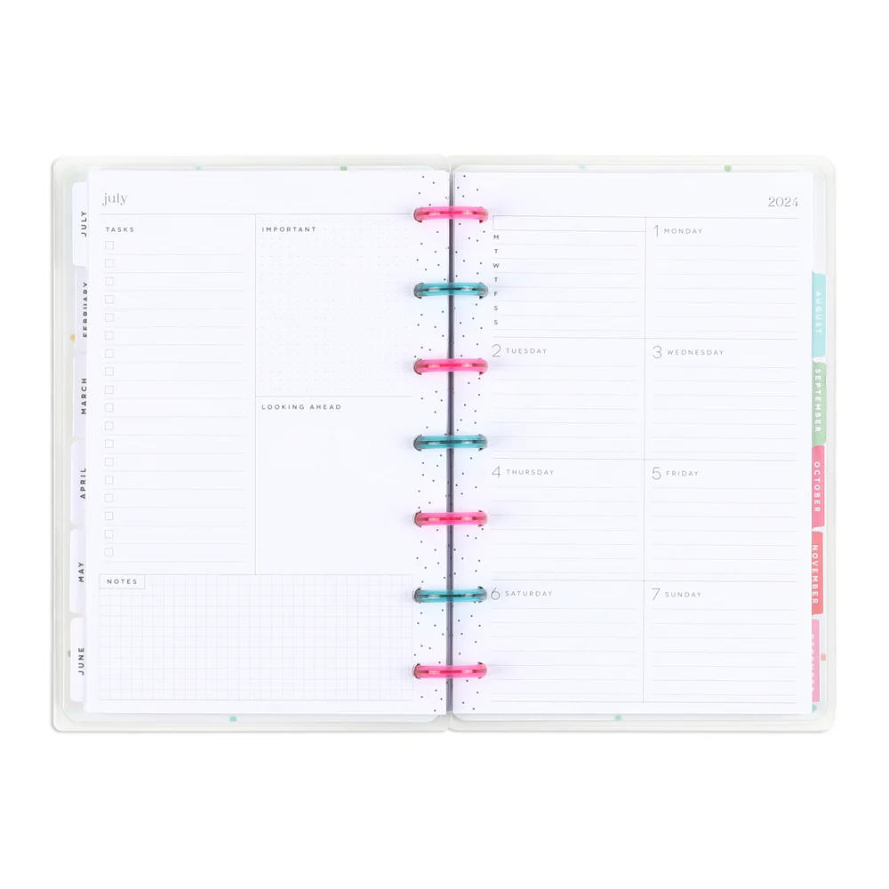 2024 Miss Maker Happy Planner - Mini Dashboard Layout - 12 Months 6 2024 Miss Maker Happy Planner - Mini Dashboard Layout - 12 Months
