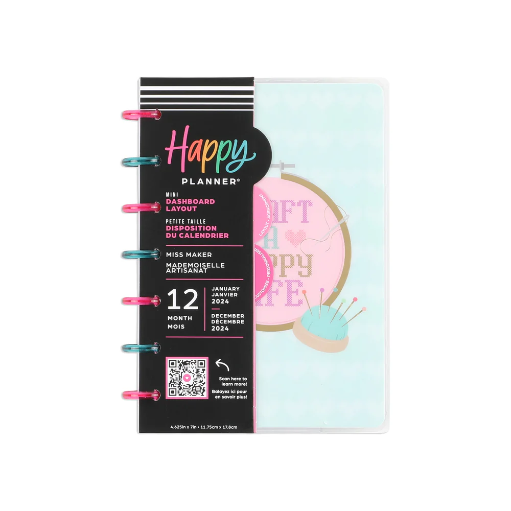 2024 Miss Maker Happy Planner - Mini Dashboard Layout - 12 Months 7 2024 Miss Maker Happy Planner - Mini Dashboard Layout - 12 Months