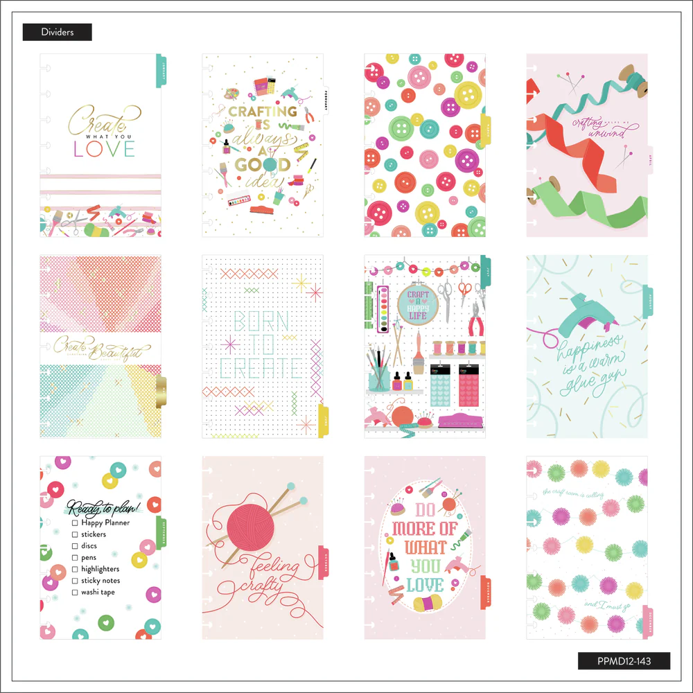 2024 Miss Maker Happy Planner - Mini Dashboard Layout - 12 Months 8 2024 Miss Maker Happy Planner - Mini Dashboard Layout - 12 Months