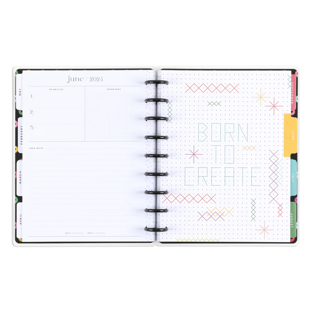 2024 Miss Maker Happy Planner - Classic Checklist Layout - 12 Months