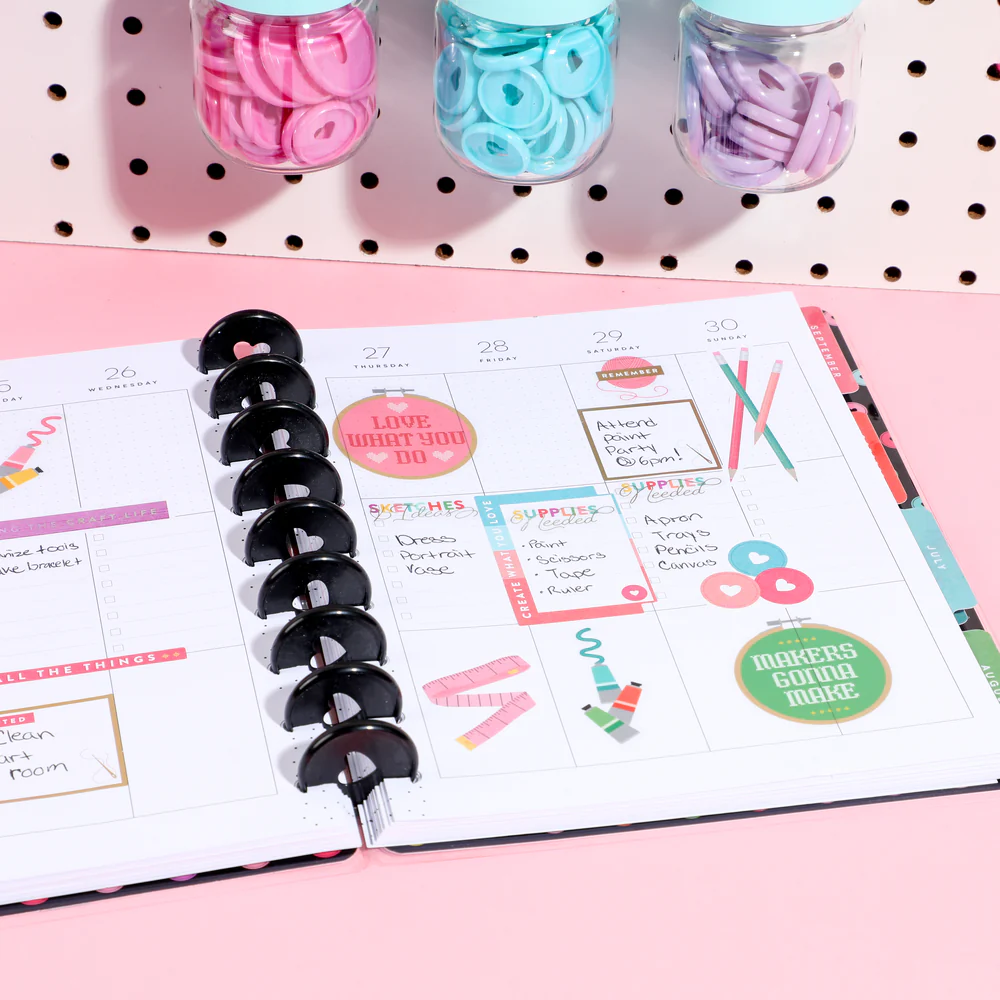 2024 Miss Maker Happy Planner - Classic Checklist Layout - 12 Months 6 2024 Miss Maker Happy Planner - Classic Checklist Layout - 12 Months