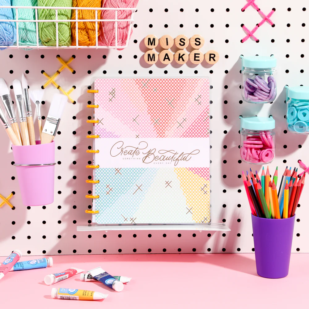 Miss Maker - Dotted Lined Classic Notebook - 60 Sheets