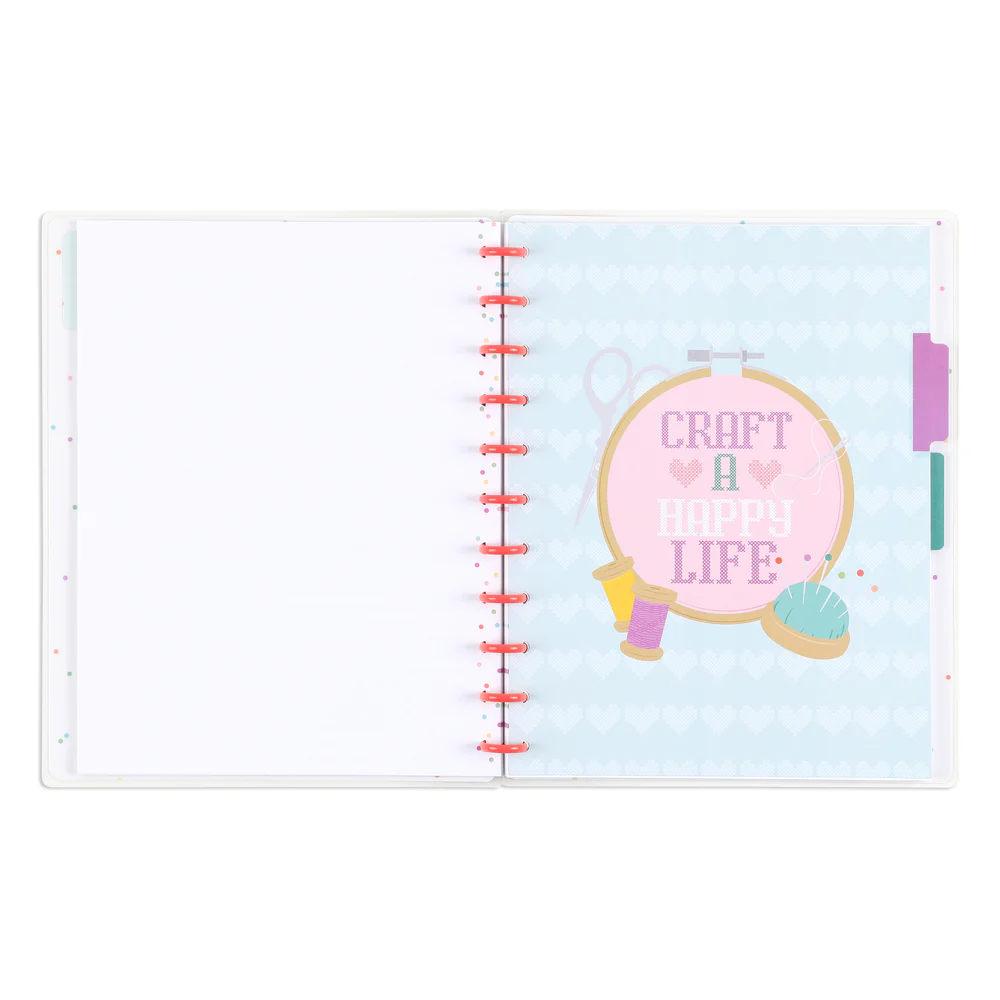 Miss Maker - Dotted Lined Big Notebook - 60 Sheets