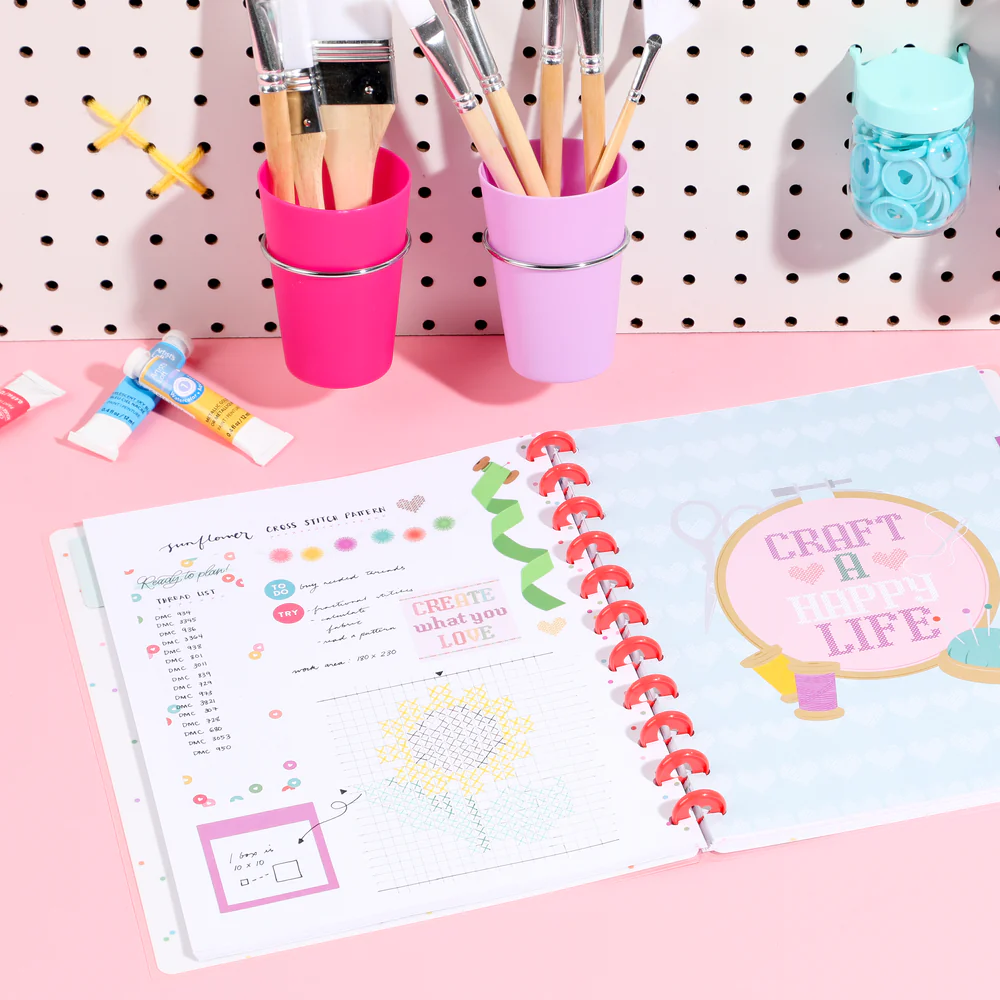 Miss Maker - Dotted Lined Big Notebook - 60 Sheets