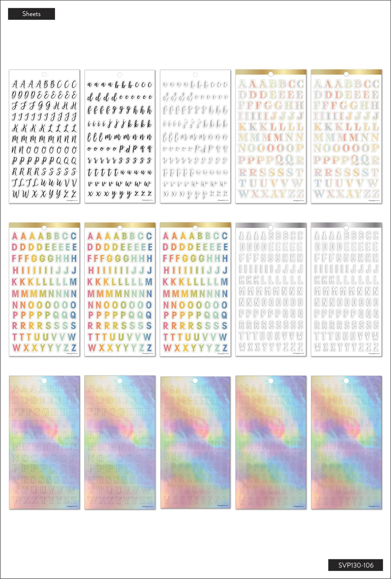 Value Pack Stickers - Unique Alpha Fonts 5 Value Pack Stickers - Unique Alpha Fonts