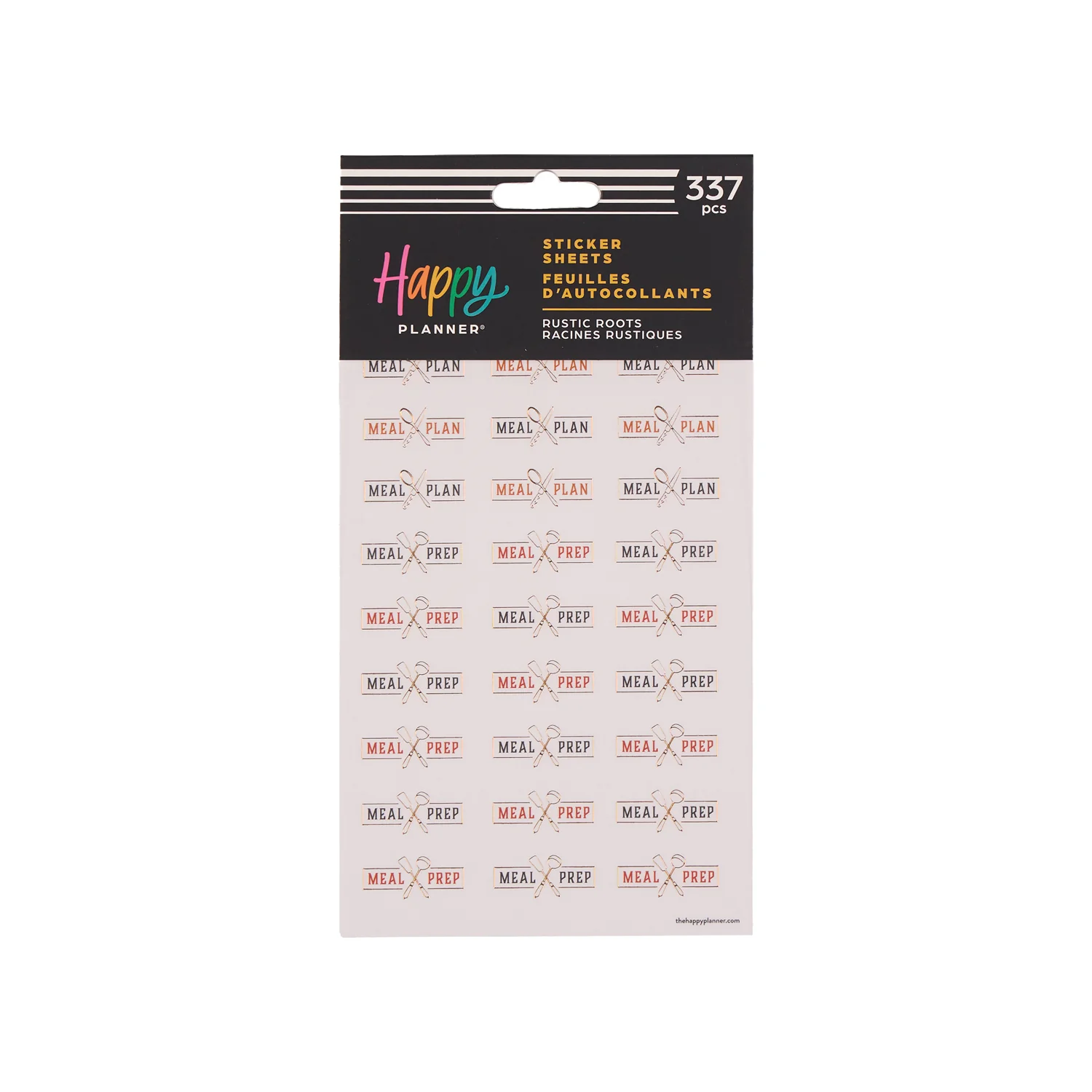 Rustic Roots Meal Planning - 10 Sticker Sheets