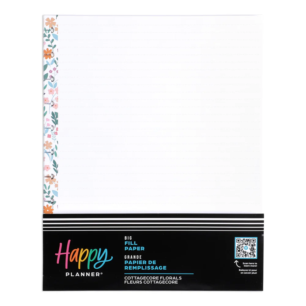 Cottagecore Florals - Dotted Lined Big Filler Paper - 40 Sheets 4 Cottagecore Florals - Dotted Lined Big Filler Paper - 40 Sheets
