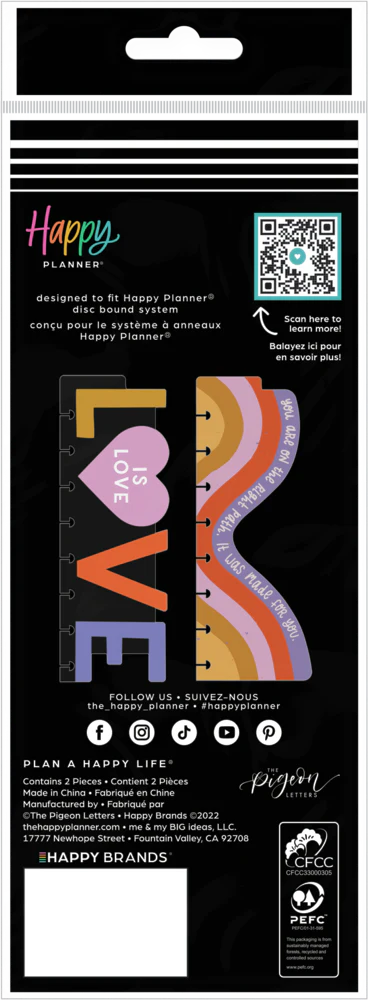 Love is Love Happy Planner x The Pigeon Letters - Classic Bookmarks - 2 Pack 5 Love is Love Happy Planner x The Pigeon Letters - Classic Bookmarks - 2 Pack