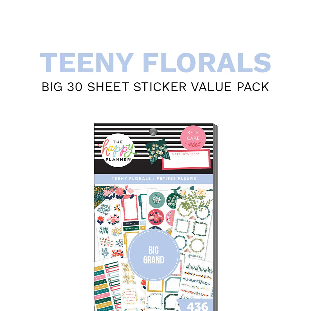 Value Pack Stickers - Teeny Florals - Big 7 Value Pack Stickers - Teeny Florals - Big